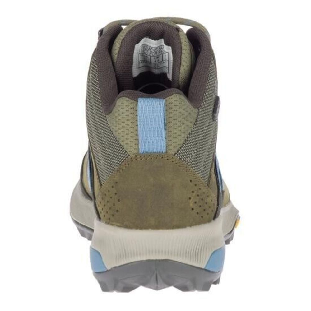 Merrell J99622 Zion Mid Waterproof Hiking Shoes Lace Up Olive Women Sz 7 / 37.5 - Picture 5 of 14